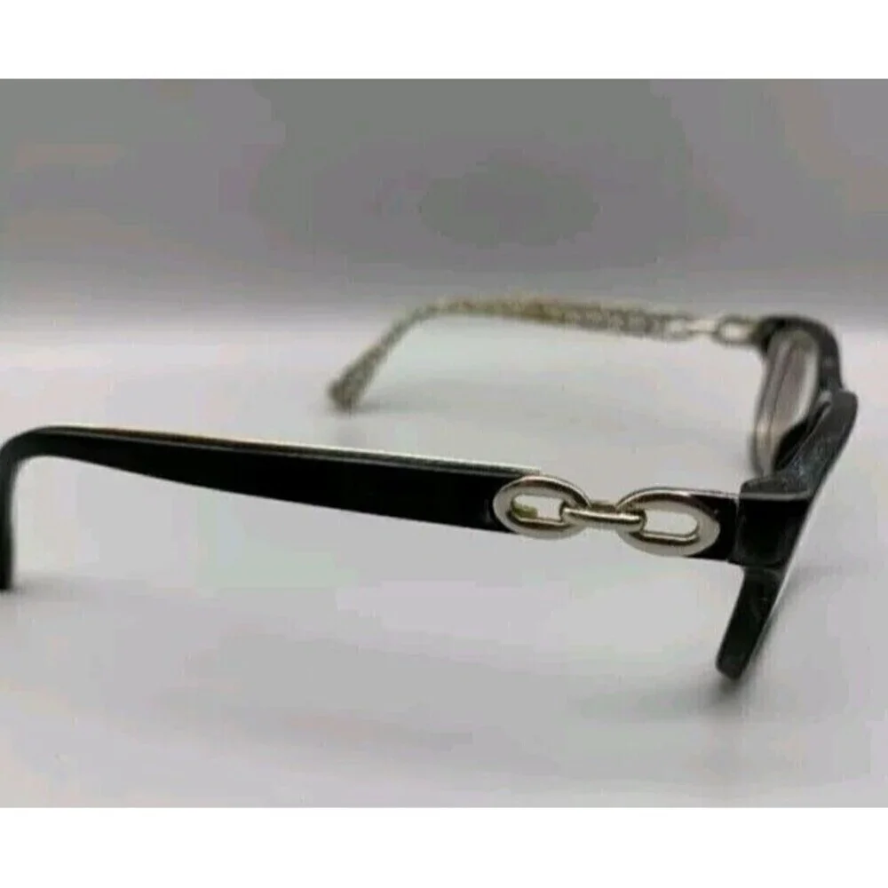 Coach HC6052 Fannie (5214) Black/ White Acetate Full Rim Eyeglasses Glasses
